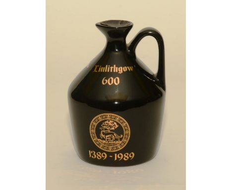 Linlithgow 600 10 Year Old Blended Scotch Whisky, bottled by Morrisons Bowmore in ceramic flagon, bottle no. 41 of 600, 75cl,