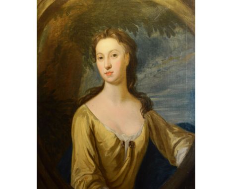 Attributed to William Aikman (1682-1731)
'Half Length Portrait of a Lady Circa 1730'
Oil on canvas, 75 x 62cm CONDITION REPOR