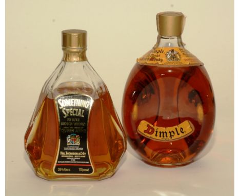 Dimple Old Blended Scotch Whisky, bottled 1970's by John Haig & Co Ltd, together with Something Special De Luxe Scotch Whisky