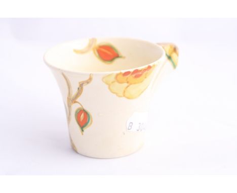 A CLARICE CLIFF FOR WILKINSON LTD CUP, Bizarre pattern, Daffodil shape