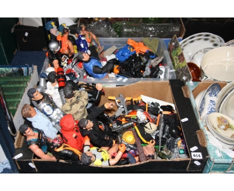 TWO BOXES OF ACTION MAN FIGURES AND ACCESSORIES