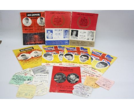 BOXING EPHEMERA, to include World Heavyweight Championship programme, Saturday 21st May 1966, Cassius Clay (Muhammad Ali) V H