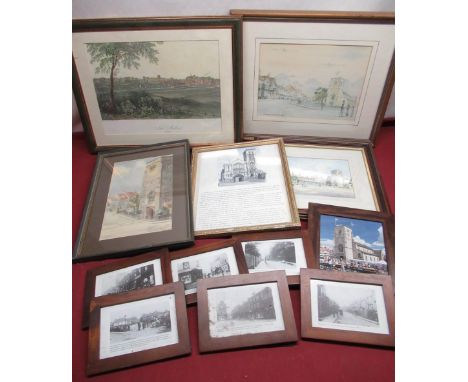 Gordon Mackley (Contemporary) "Market Place, Malton" ltd. ed. colour print 46/100, signed in pencil, John Rudkin (Contemporar