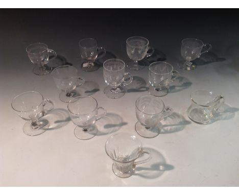 Custard Cups, various designs and periods (12)