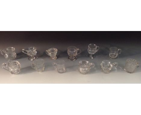 Custard Cups, various designs and periods (12)