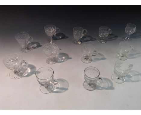 Custard Cups, various designs and periods (12)