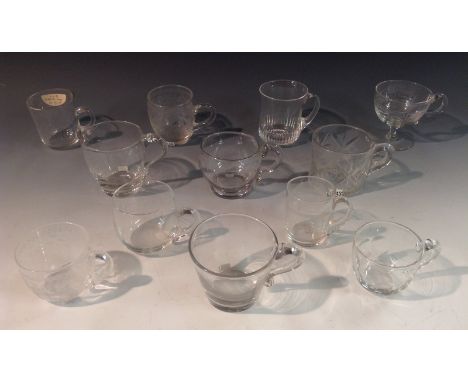 Custard Cups, various designs and periods (12)