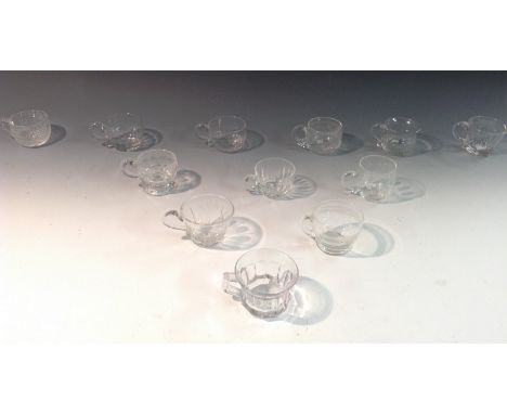 Custard Cups, various designs and periods (12)