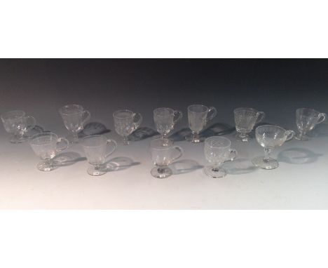 Custard Cups, various designs and periods (12)