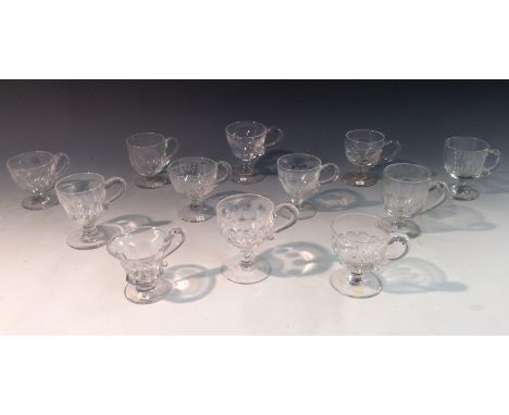Custard Cups, various designs and periods (12)