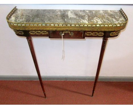 A console table.