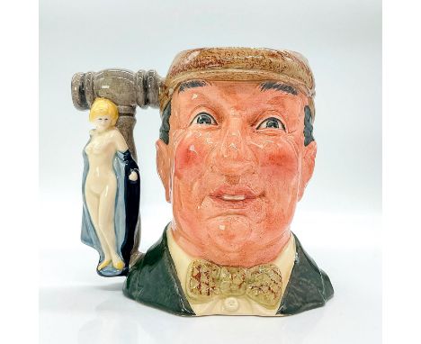 Green coat and bow tie, light brown cap.Commissioned by Kevin Francis Ceramics Ltd., The Auctioneer jug was issued in 1988 in