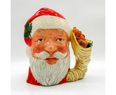 Style Three. Red, white and light brown coloration.The Santa Claus jug was introduced in 1981 and was the first to undergo an
