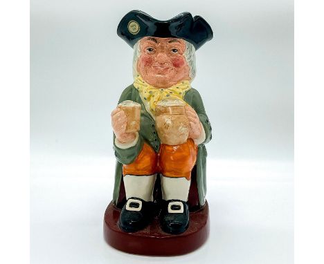 Seated figure with jug of ale. Green and yellow coloration. Royal Doulton backstamp.This item has no reserve. Issued: 20th c.