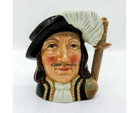Variation One. Black hat; white feather; green tunic with gold trim.Under the banner of " All for one and one for all" Athos 