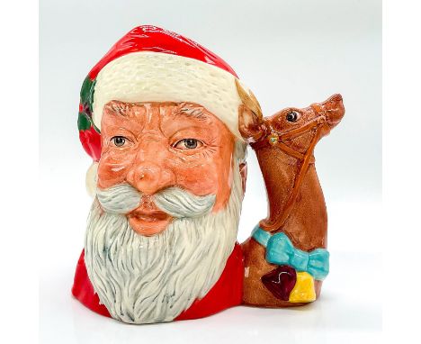 Style Two. Red, white and brown coloration.The Santa Claus jug was introduced in 1981 and was the first to undergo annual des