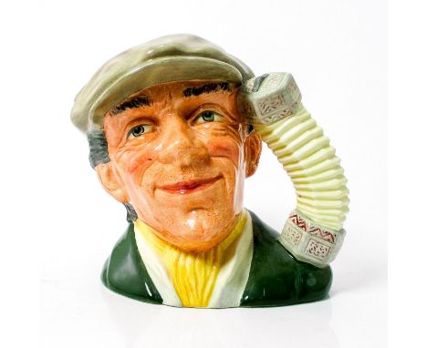 Grey cap, green coat, yellow scarf.Series: The London Collection. Royal Doulton backstamp. Artist: Stanley J. TaylorIssued: 1