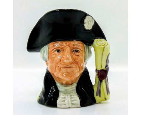 Style One, Declaration of Independence handle. Black hat and coat; beige shirt.As commander-in-chief of the American States, 