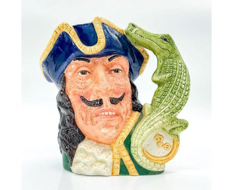 Style One. Blue tricorn trimmed with yellow, green coat trimmed with yellow, white ruffles at the neck.Captain Hook is the ne
