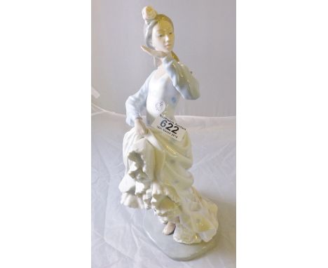 NAO FIGURINE. Large Nao Flamenco dancer figurine, H ~ 32cm