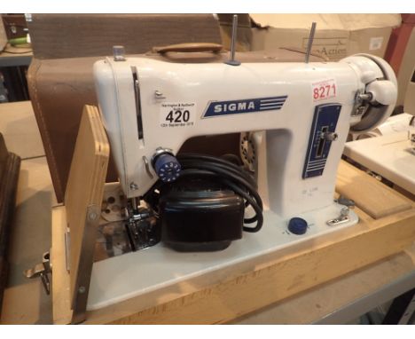 Sigma sewing machine with carry case model 110 deluxe 