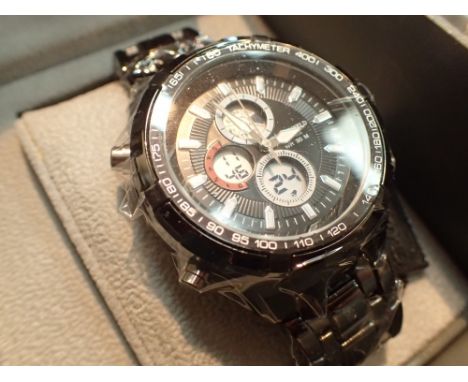 Globenfeld new old stock wristwatch with ceramic strap