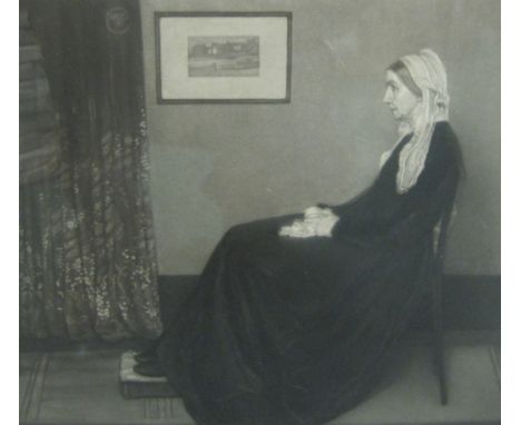 RICHARD JOSEY (1840-1906) (after James Abbott Macneil Whistler) Arrangement in Grey and Black (the artist’s mother) mezzotint