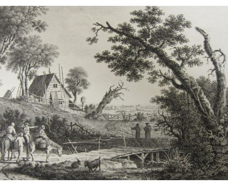 JOHN CLEVELEY, JNR, engraver (fl.late 18th century)) Returning from Market  coloured engraving,, originally published by Laur
