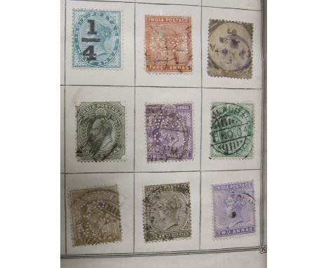 An All World Stamp Collection Qu V - Qu EII (with much of the material post 1930) mostly used, contained in six albums