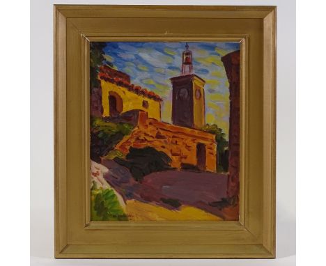 William Warden (1908-1982) Pair of oils on board, "Evening Light" 12" x 10", "Provence" 10" x 12", signed and framed

Both im