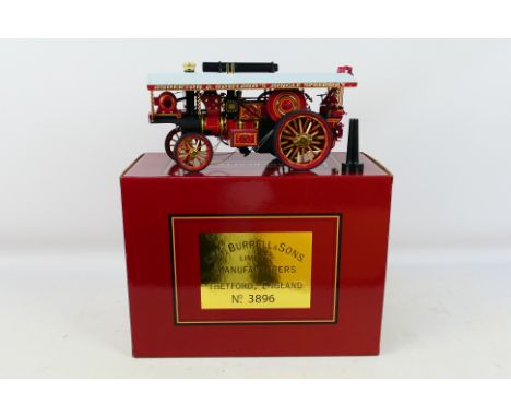 Midsummer Models - A boxed #MSM003 1/24 scale Earl  Burrell Scenic Showman's Engine by Chas. Burrell & Son Limited Manufactur