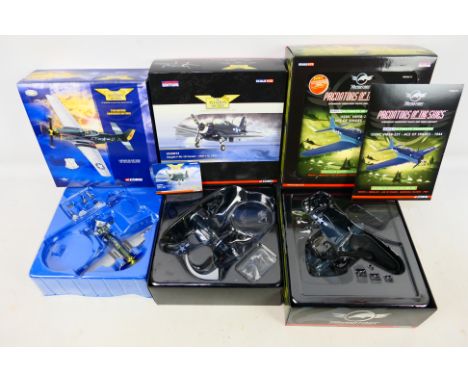 Corgi - 3 boxed limited edition 1/72 scale diecast planes to include #49303 P51D Mustang Confederate Air Force, #US33014 Voug