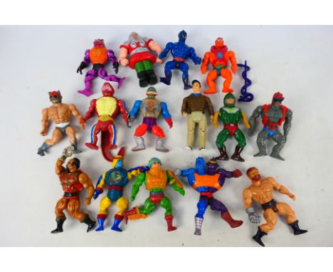 Mattel - MOTU - Cannel - A collection of 14 loose He-Man MOTU action figures together with a loose Carnell 'Murdoch' figure f