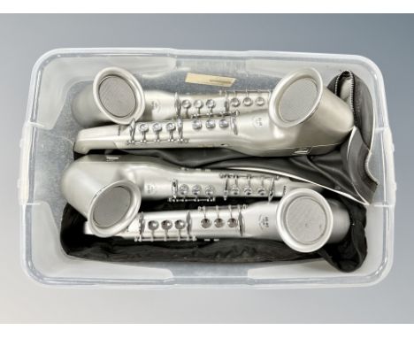 Four Casio digital horns DH-100