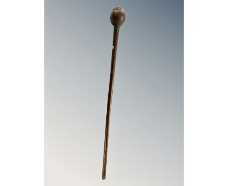 A 20th century Zulu knobkerrie length 77 cm 