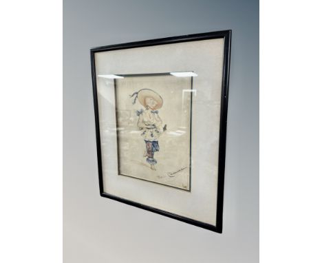 Gordon Chasemore : Portrait of a sailor, 24 cm x 18 cm 
