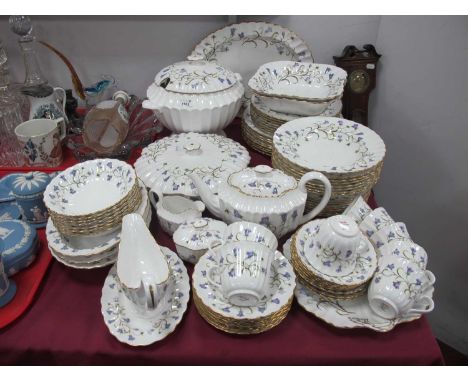 Spode 'Canterbury' Table China, of approximately seventy-seven pieces, including large soup tureen, teapot, eight each of pla