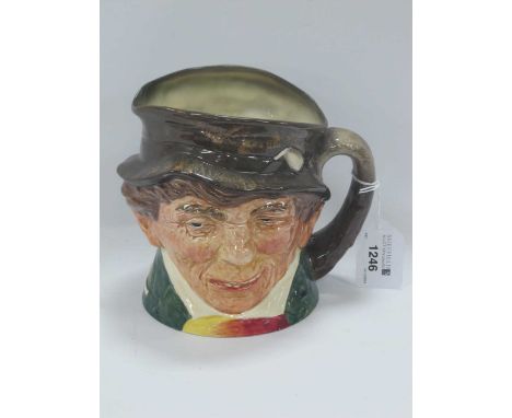 Royal Doulton 'Paddy' Character Jug, with musical facility, playing an Irish jig.Some crazing to the inside, no chips or crac