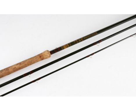 Bruce and Walker hand built Hexagraph Hugh Falkus Speycaster No.3 salmon fly rod -13ft 3pc line 10 DTF#, with Fuji style line