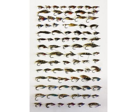 Large collection of Salmon gut eyed flies - all in brown envelopes with details (86)- incl doubles and singles some fully dre