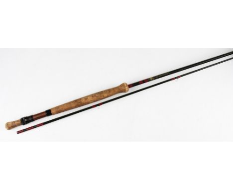 Bruce and Walker hand built Hexagraph Bruce Salmon Sea Trout fly rod -10ft 6in 2pc line 7-9#, fuji style lined butt guide, ha