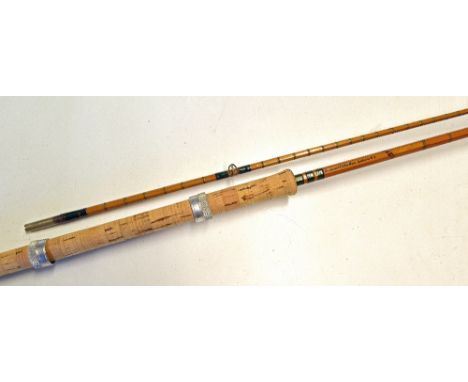 Fine Davenport and Fordham London WC1 Avon rod - Mk. IV Avon 10ft 2in 2pc split cane with hand written details just above the