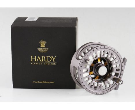 Fine Hardy Ultralite 6000MA DD  titanium fly reel - 3 3/8" dia,  line 6/7/8#, c/w backing - appears unused c/w makers box, sl
