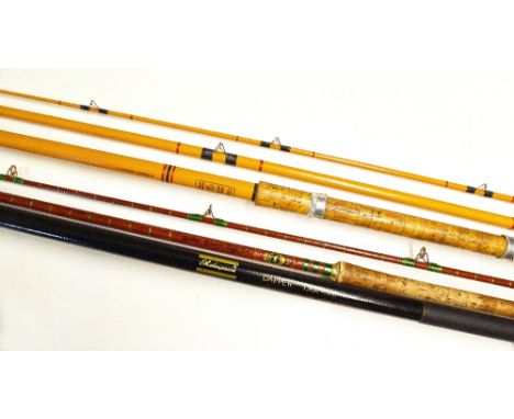 Collection of various coarse rods (3) - Young  of Harrow Otter Brand "Gordon Edwards Teifi Rod" 1oft 2pc glass fibre fitted w