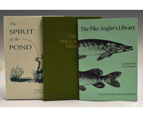 Morgan, Paul - Signed Copy "The Pike Angler's Library A Guide To British Pike Fishing Books" HB limited ed to 200 and a SB is