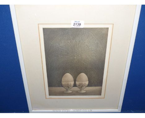 A Terence Millington Ltd. Ed. Print (87/150), signed 'Eggs in Eggcups'.