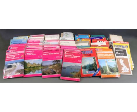 A large collection of Ordnance Survey Landranger and other maps (qty).