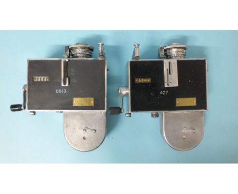 Two Setright ticket machines, early 1950's: Crosville Motor Services , no.C813 and W Alexander & Sons Ltd, no.4097, (2).