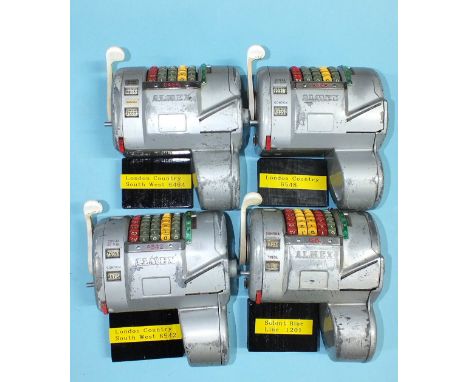 Four Almex ticket machines (4).
