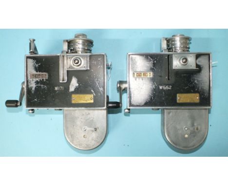 Two Setright ticket machines,1956: Western Welsh Omnibus Co Ltd, no.s W171 and W652, (2).